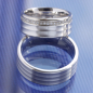 Preview: Eheringe Trauringe aus 585 Weißgold 063841-8B