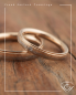 Preview: Eismatte Trauringe Mittelgold und Weissgold