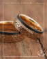 Preview: 585 Apricotgold Carbon Rosenringe P2104194