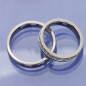 Preview: Trauringe aus Carbon & 585 Graugold mit Brillanten | Moderne Luxus-Ringe für anspruchsvolle Paare