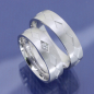 Preview: Eheringe aus 585 Weißgold mit Brillant P5093997
