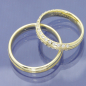 Preview: Eheringe aus 585 Gelbgold mit 0,225 ct G/Si Brillanten