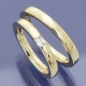 Preview: Infinity Eheringe 585 Gelbgold Karree Diamant