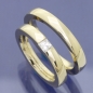 Preview: Infinity Eheringe 585 Gelbgold Karree Diamant