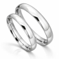 Preview: Glänzende Palladis Trauringe aus 333 Palladium – Schlank, robust und zeitlos