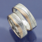 Preview: Eleganz in Perfektion – Eheringe aus 585 Weiß- und Rotgold