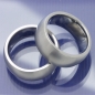 Preview: Edelstahl Trauringe Verlobungsringe mit Brillanten P2052661
