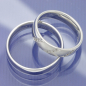 Preview: Eheringe aus Weissgold mit drei Brillantstreifen P4112869
