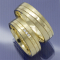 Preview: Trauringe aus 585 Gelbgold mit Brillant P9293146