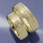 Preview: Trauringe aus 585 Gelbgold mit Brillant P9293147