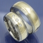 Preview: Gold Steel Trauringe Edelstahl und 585 Gelbgold PB209777