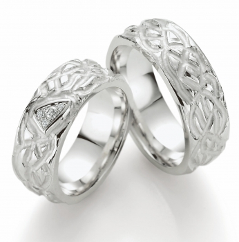 Handgefertigte 585 Weissgold Ringe – Unikate für Ihre besondere Liebe