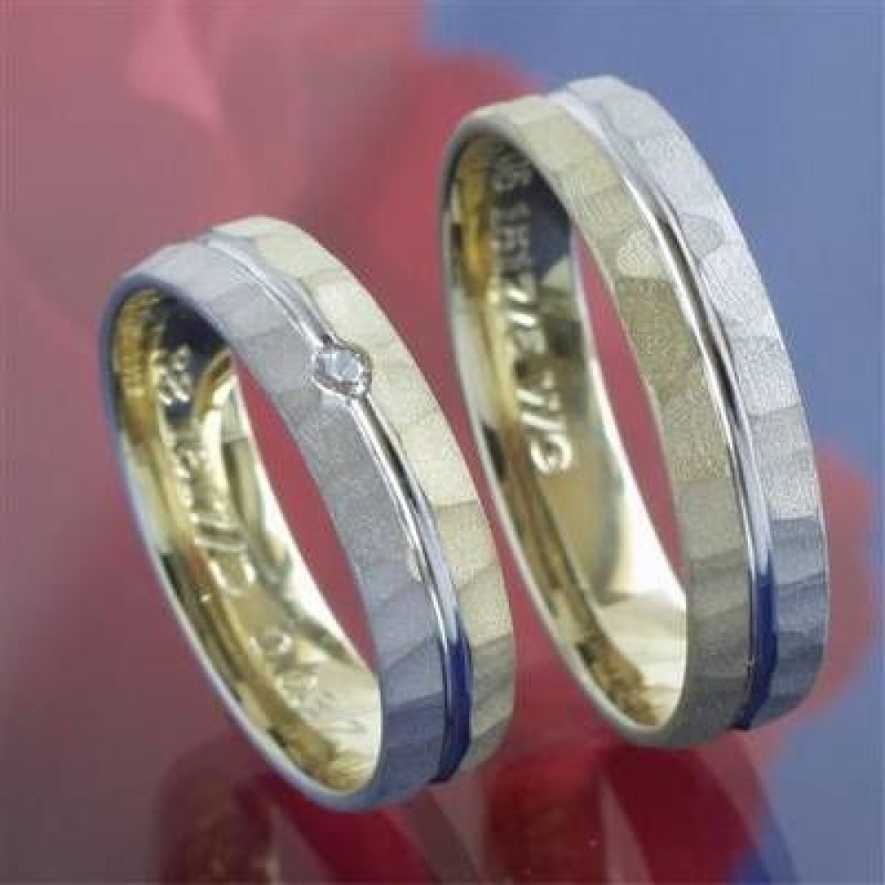 Eheringe Trauringe aus 585 Gelb und Weißgold 051517/5