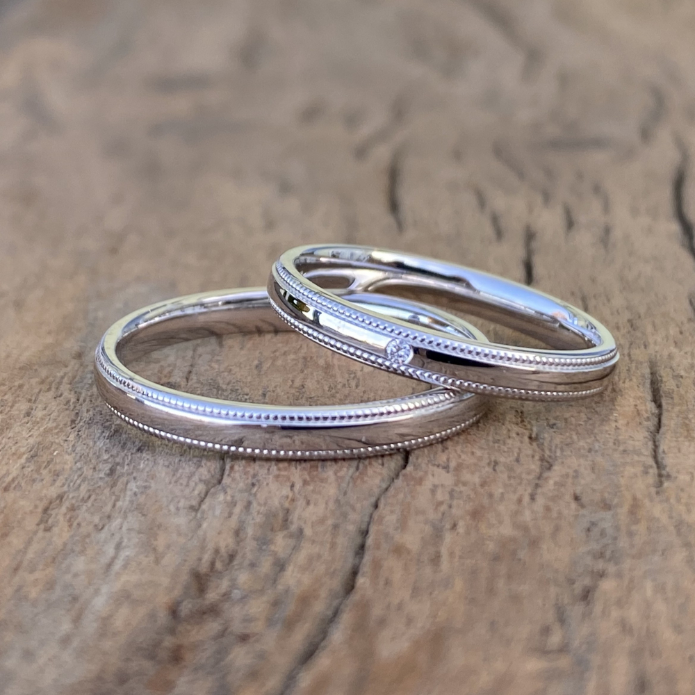 Preview: Trauringe aus 585 Weißgold – klassisch, filigran & elegant