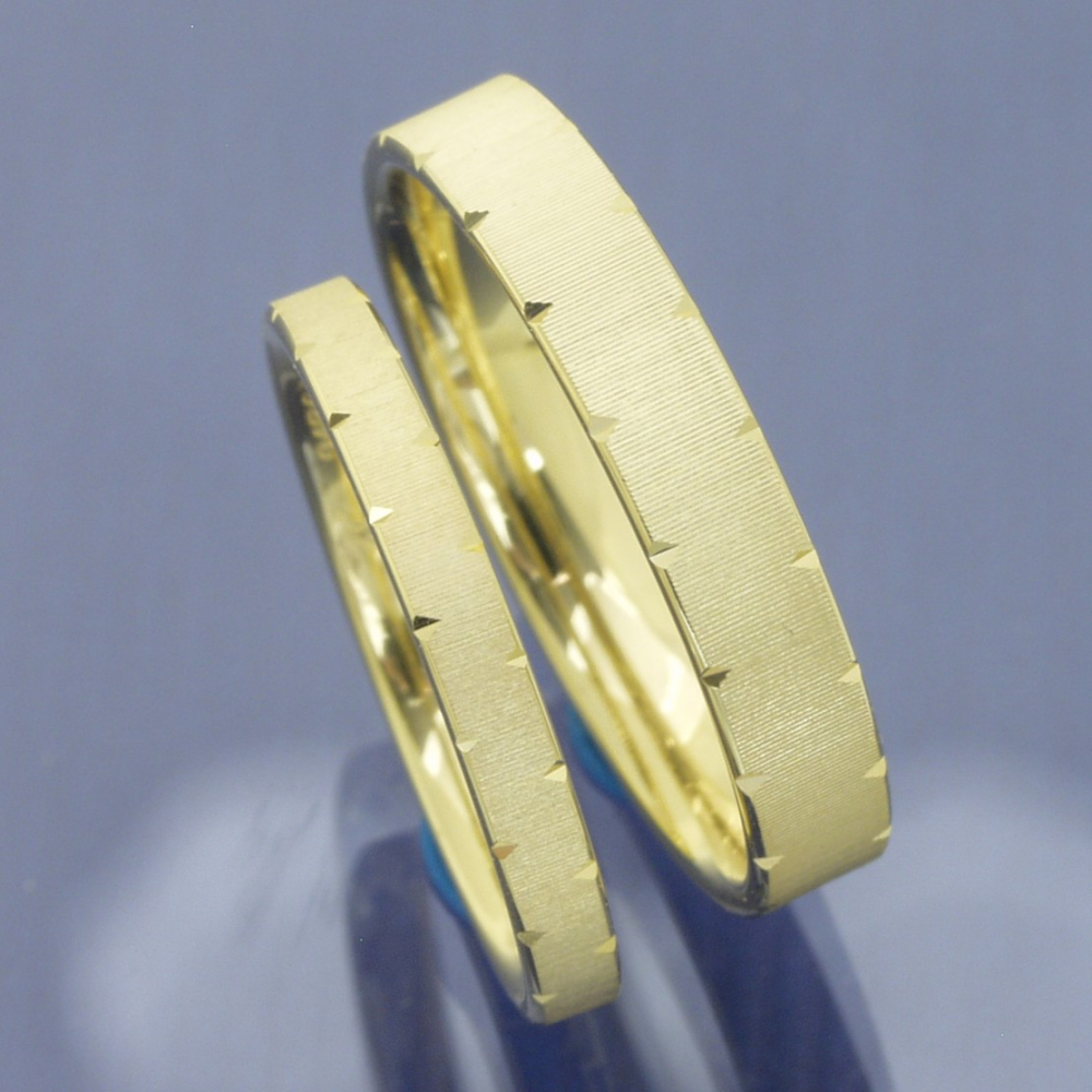 Trauringe mit Sternenhimmel