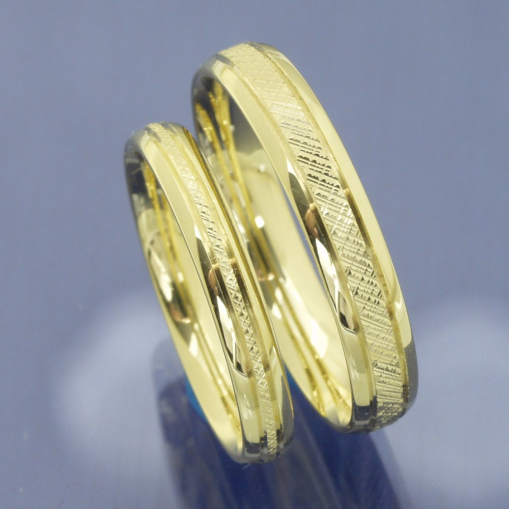 Trauringe mit Sternenhimmel