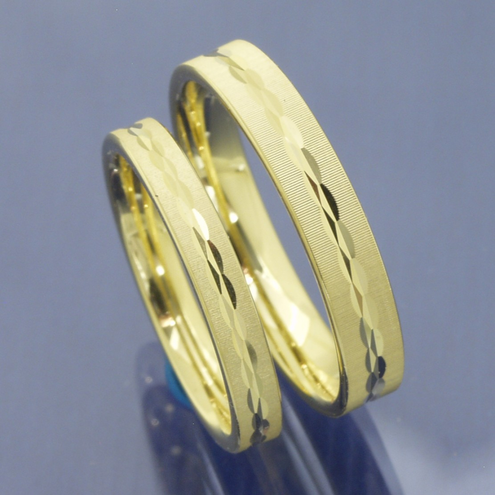 Trauringe mit Sternenhimmel