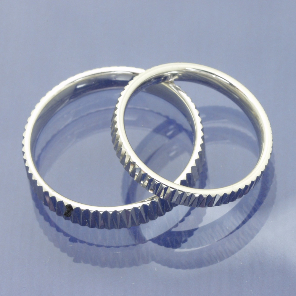 Preview: Trauringe aus 375 Weißgold – Twinkles Kollektion