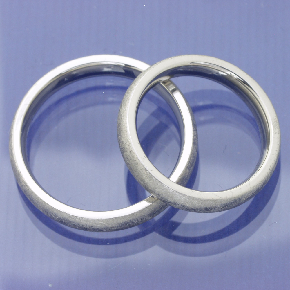 Preview: Verlobungsringe | Partnerringe aus Edelstahl mit Brillant P3154471