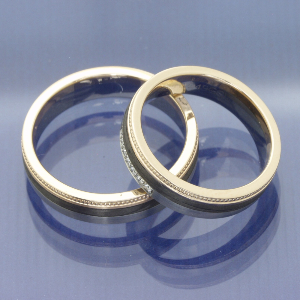 Preview: Carbon Ringe Seitenansicht