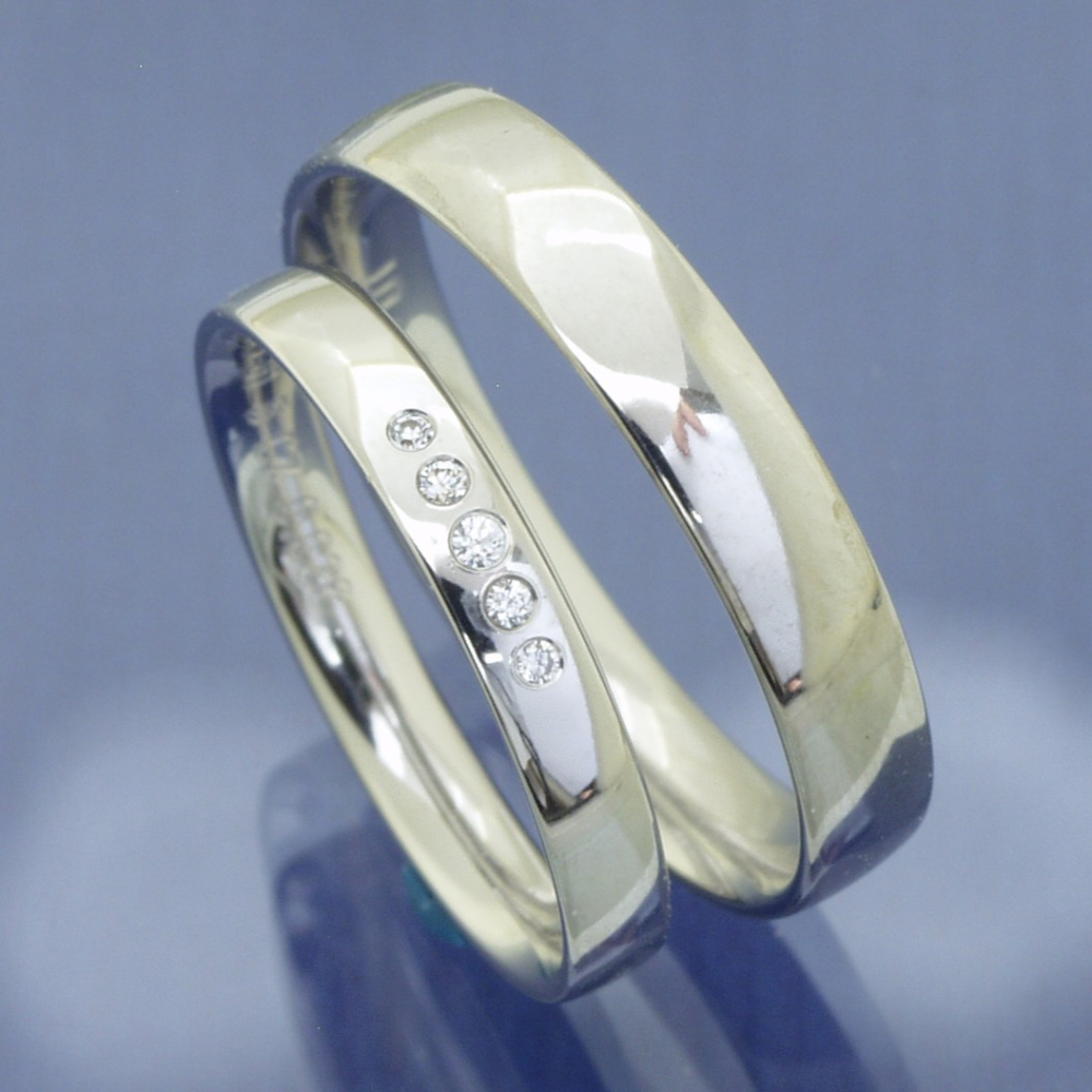 Preview: Stahl & Gold Trauringe