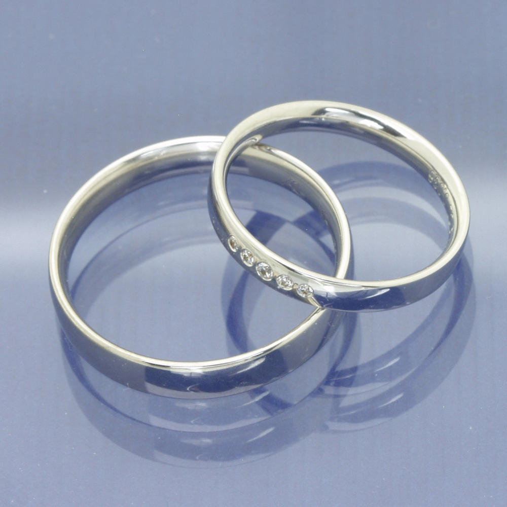 Preview: Elegante Palladis Trauringe aus 333 Palladium – zeitlos & modern