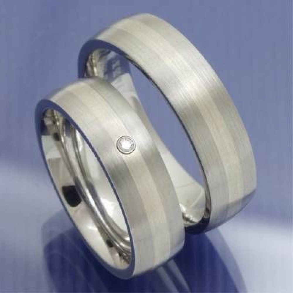 Edelstahl Gold Trauringe - Steel/Gold Ermira P2271651