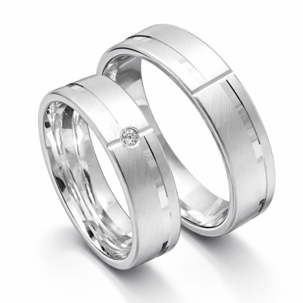 ausgefallene 925 Trauringe Partnerringe Freundschaftsringe P4088451