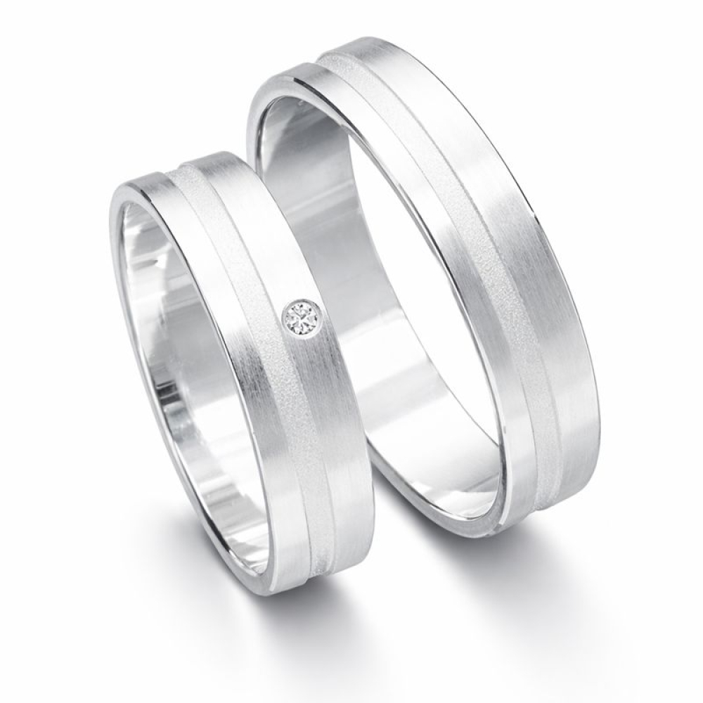 Verlobungsringe Freundschaftsringe 925 Silber mit Zirkonia P6216766