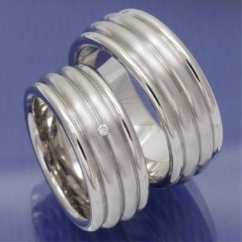 Verlobungsringe und Trauringe 925 Silber mit Diamant P7087938
