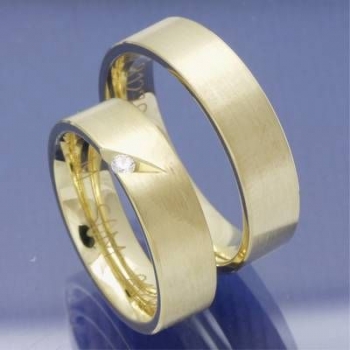 Eheringe Trauringe aus 585 Gelbgold S278