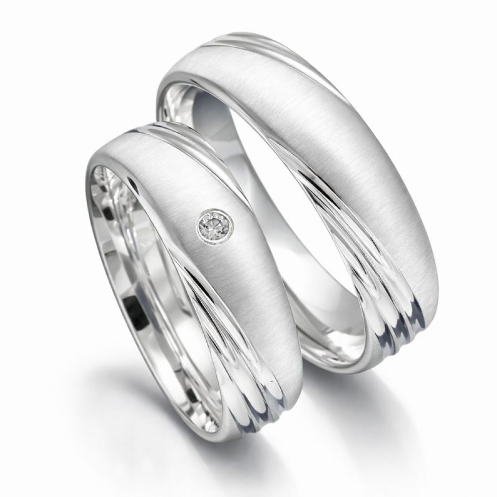 Verlobungsringe aus 925 Silber mit Zirkonia P7112004