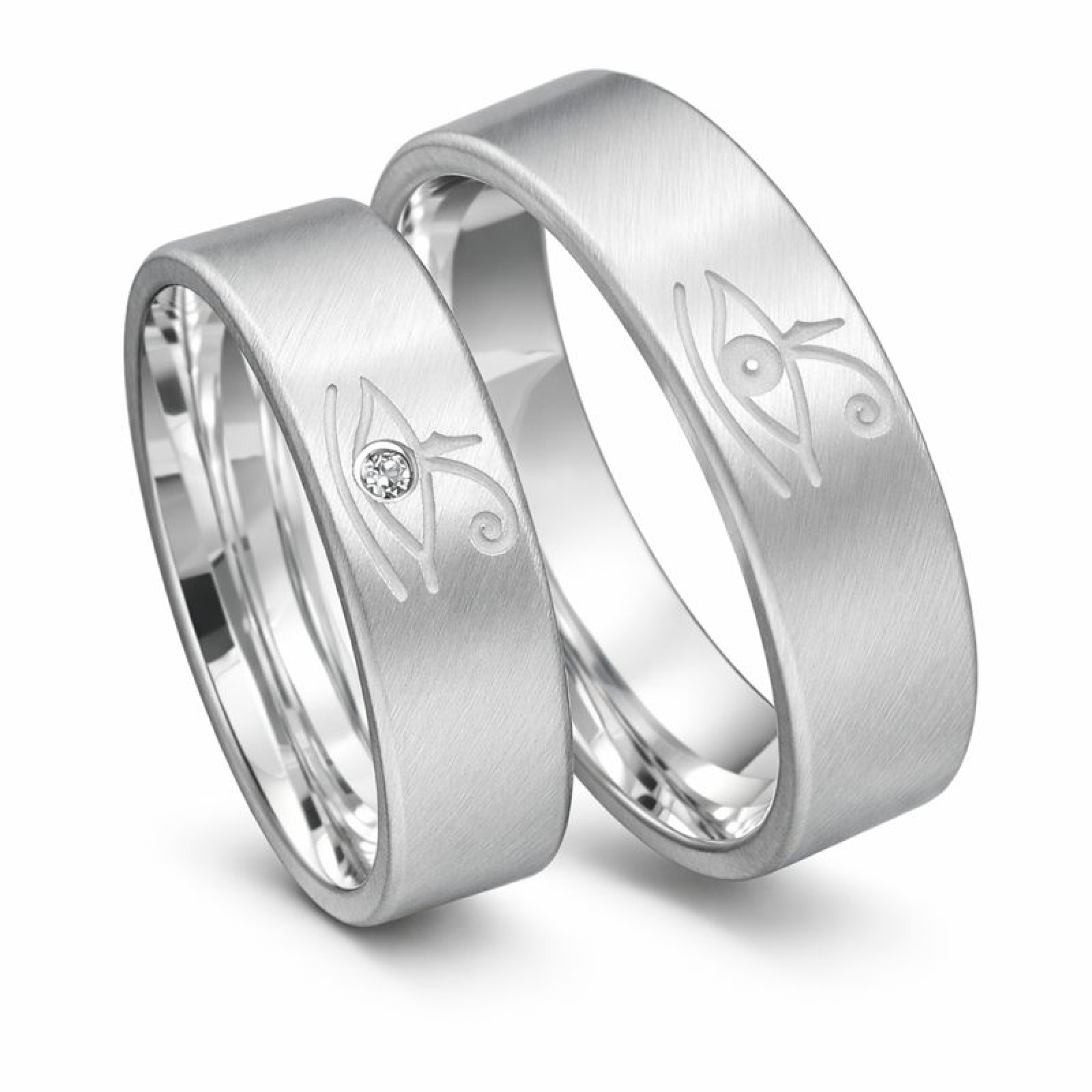 Eyelights Freundschaftsringe aus 925 Silber 0777