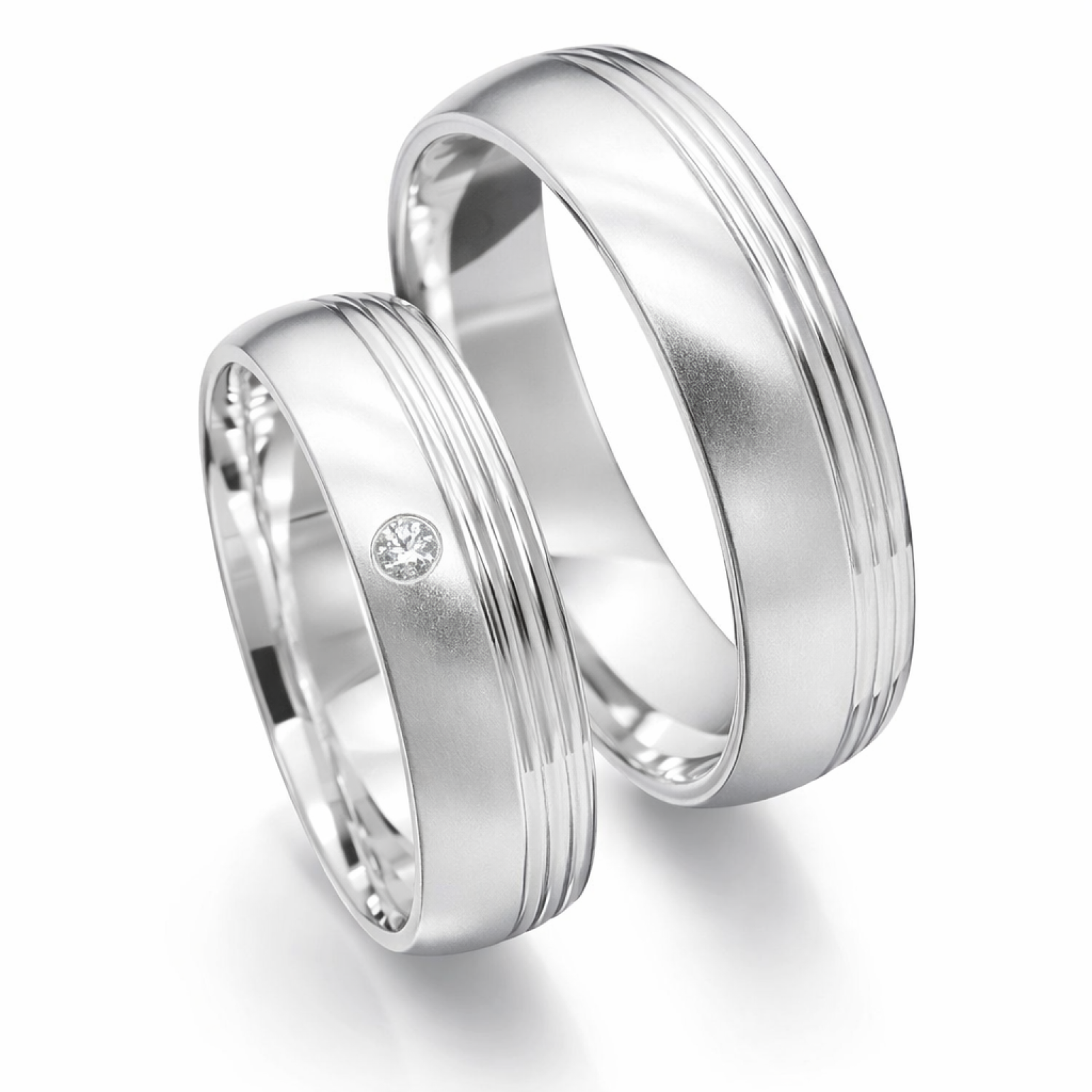 Verlobungsringe Freundschaftsringe 925 Silber mit Zirkonia P6216771