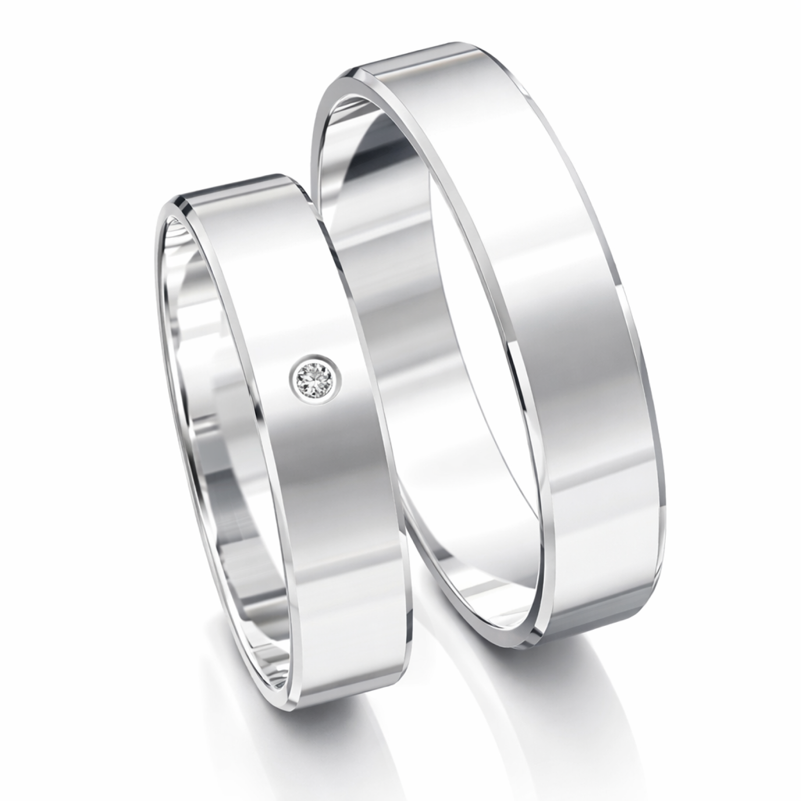 Verlobungsringe Freundschaftsringe 925 Silber mit Zirkonia P6216774