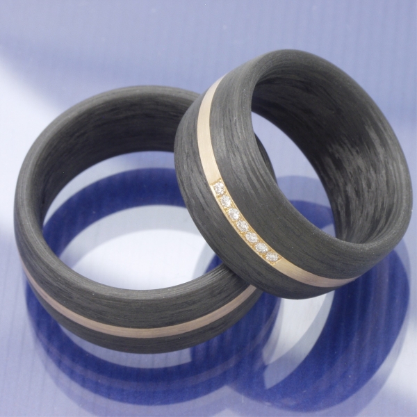 Carbon Ringe Seitenansicht