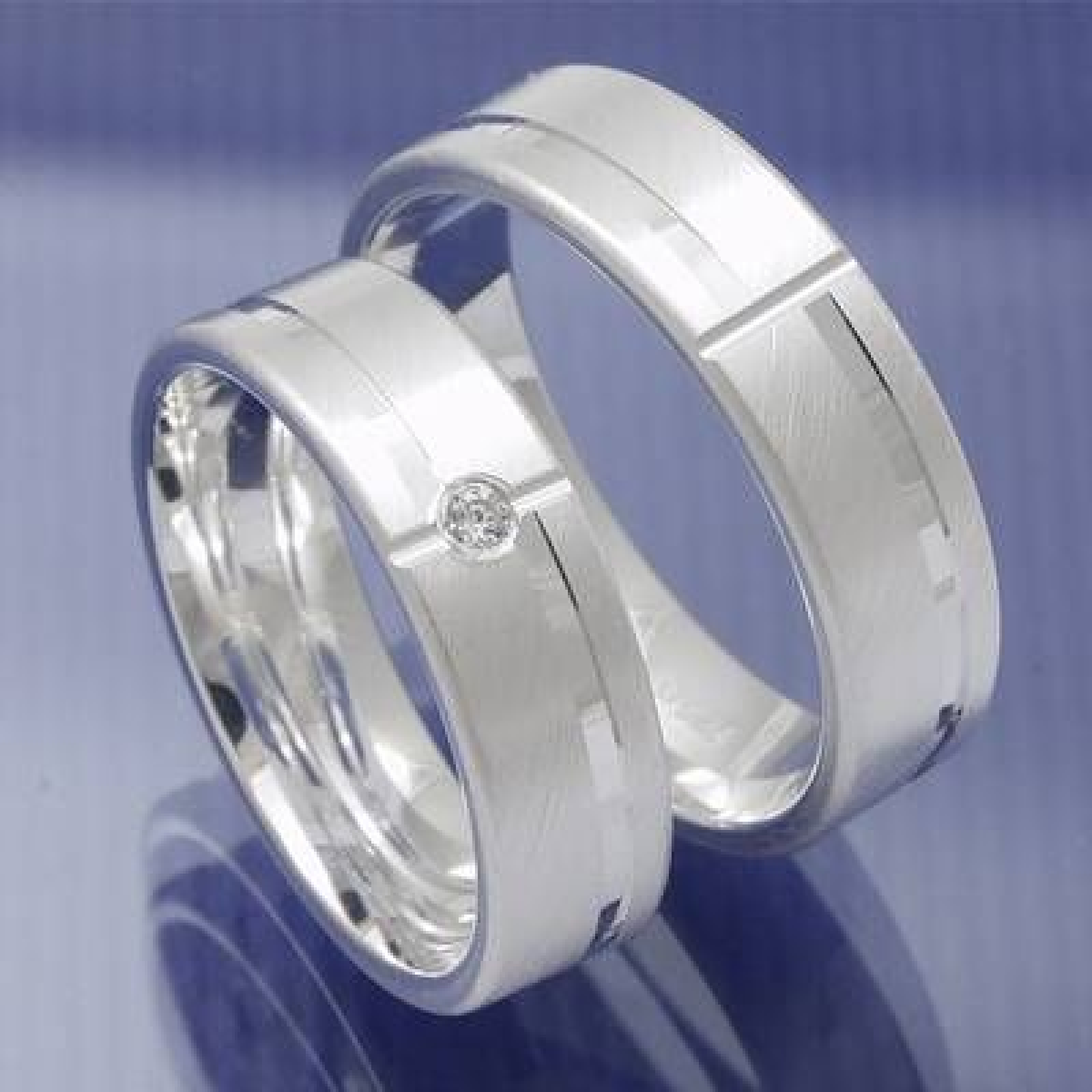 ausgefallene 925 Trauringe Partnerringe Freundschaftsringe P4088451