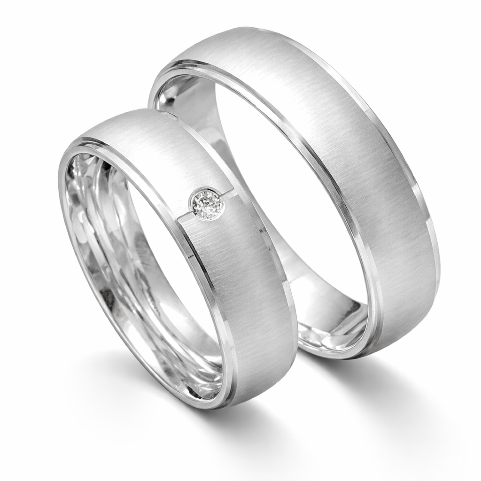 Silber Freundschaftsringe Verlobungsringe - Camille P4088457