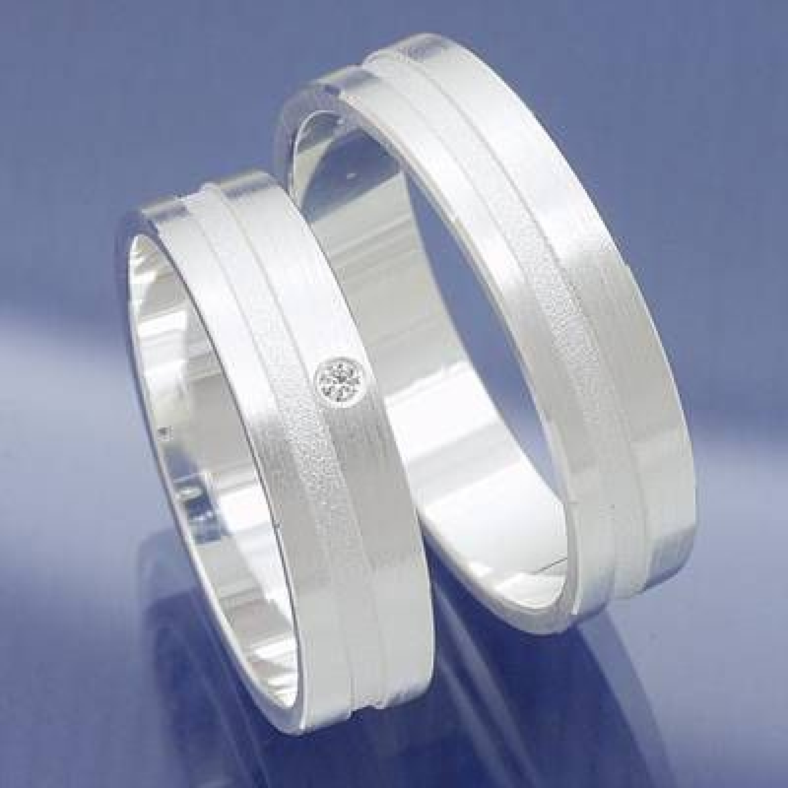 Verlobungsringe Freundschaftsringe 925 Silber mit Zirkonia P6216766