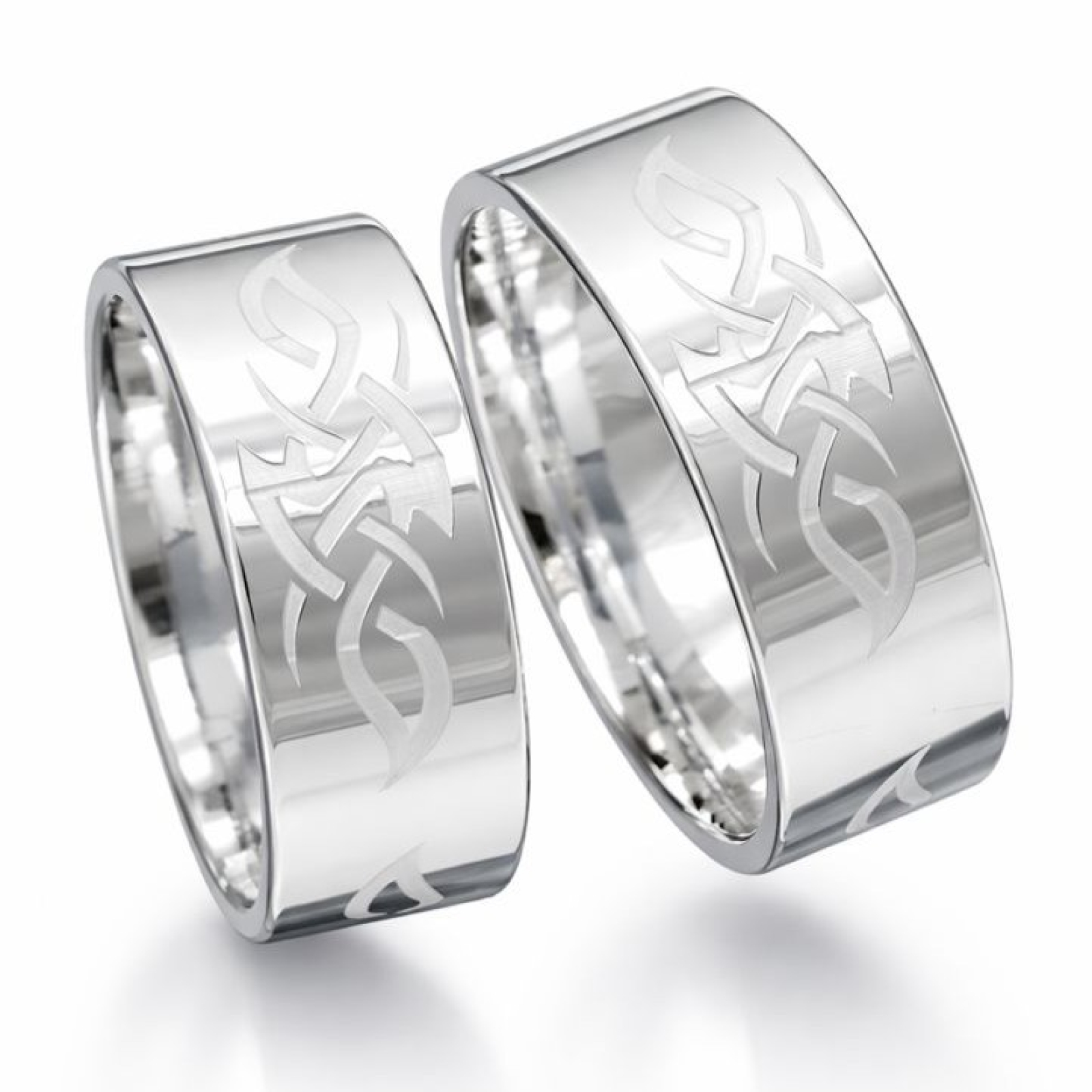 925 Verlobungsringe Freundschaftsringe mit Lasermuster P6226778