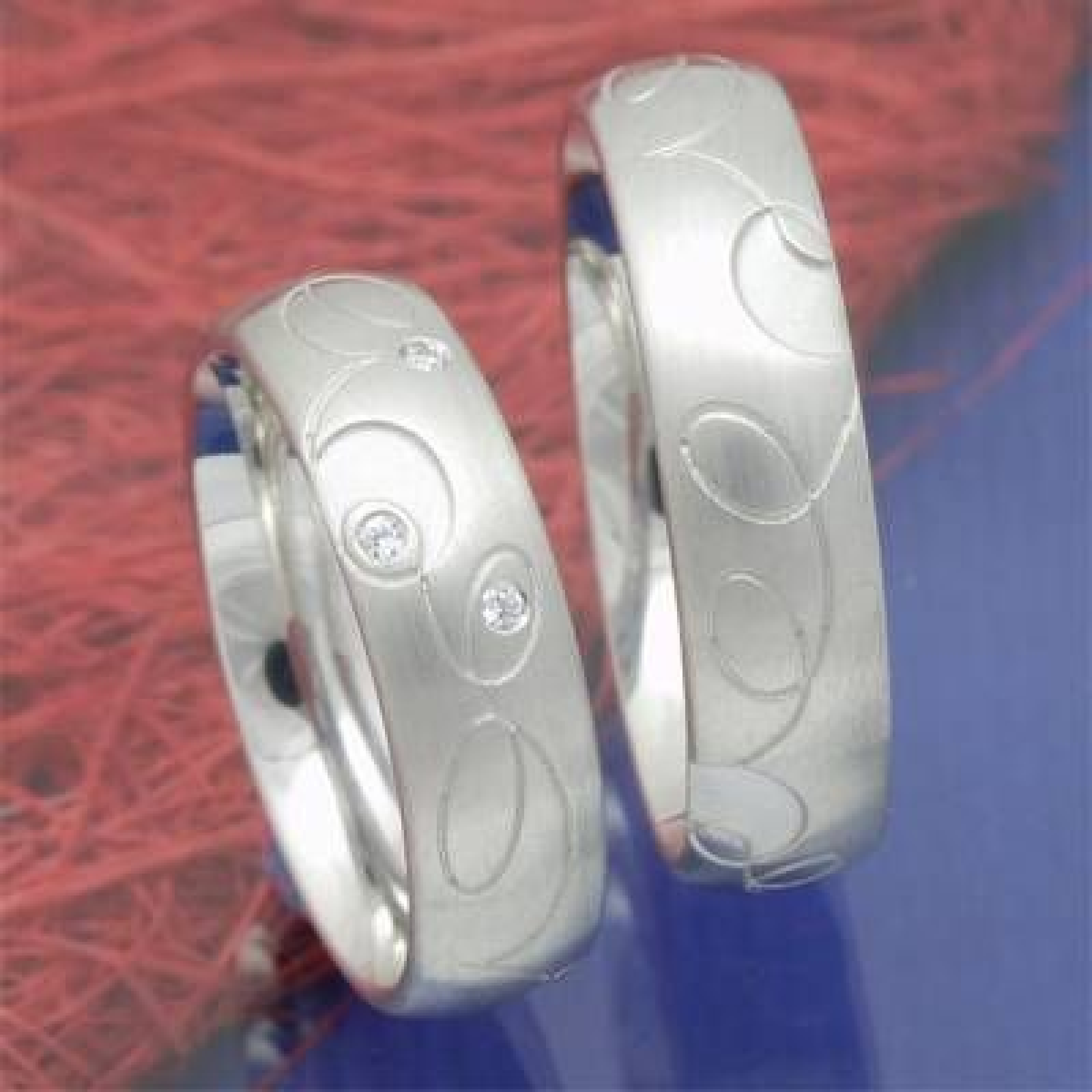 Eheringe, Trauringe aus 585 Weißgold F0616633