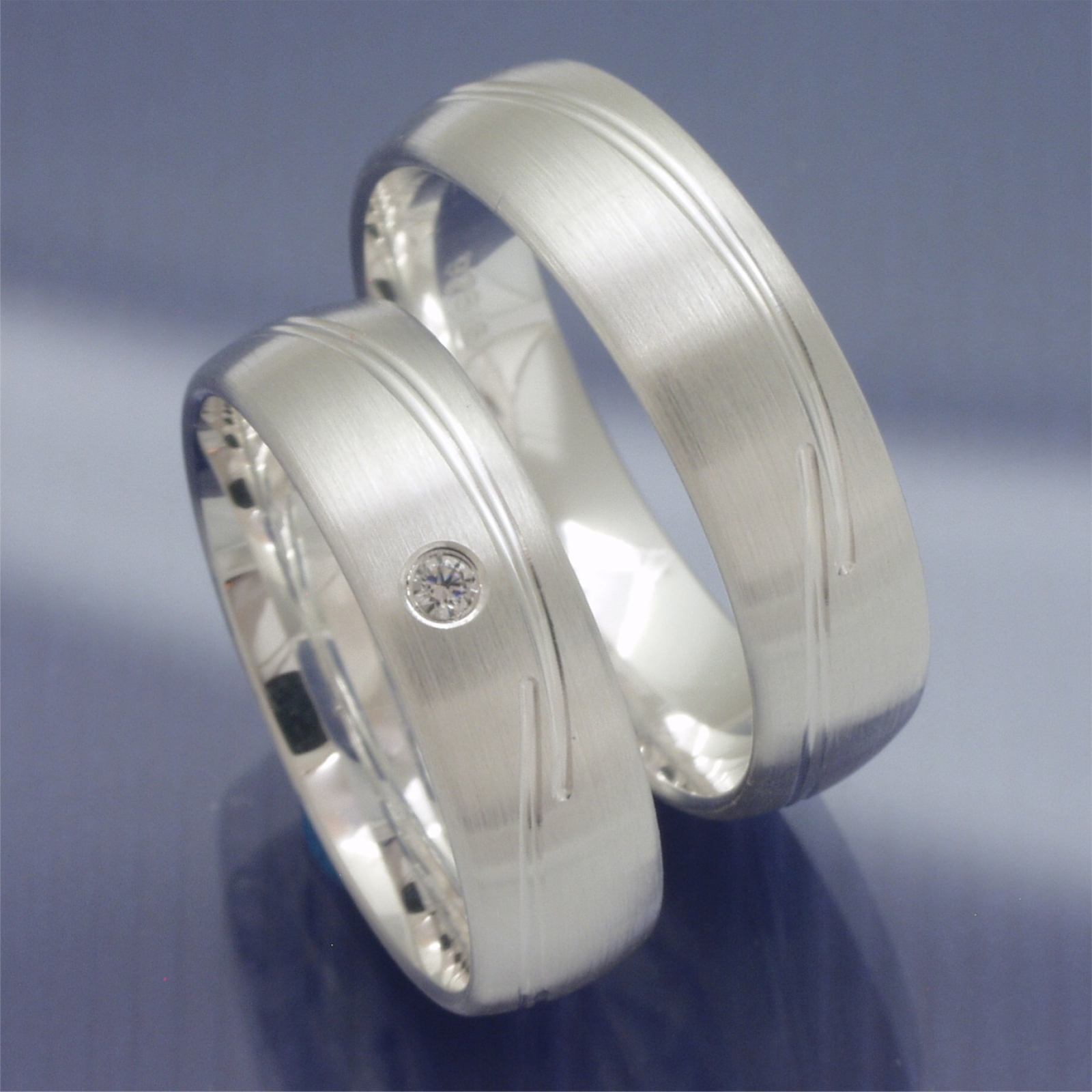 Verlobungsringe aus 925 Silber mit Zirkonia P7112011