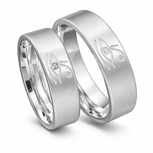 Eyelights Freundschaftsringe aus 925 Silber 0777