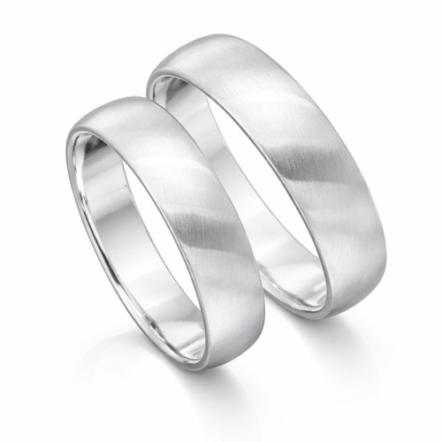 Verlobungsringe aus Silber mit Innengravur