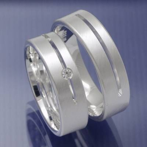 Silber Freundschaftsringe Verlobungsringe / Modell Denise