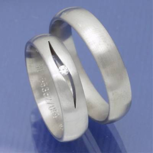 Eheringe und Trauringe aus 585 Weissgold 0605352050