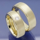 Eheringe Trauringe aus 585 Gelbgold mit Brillant S276