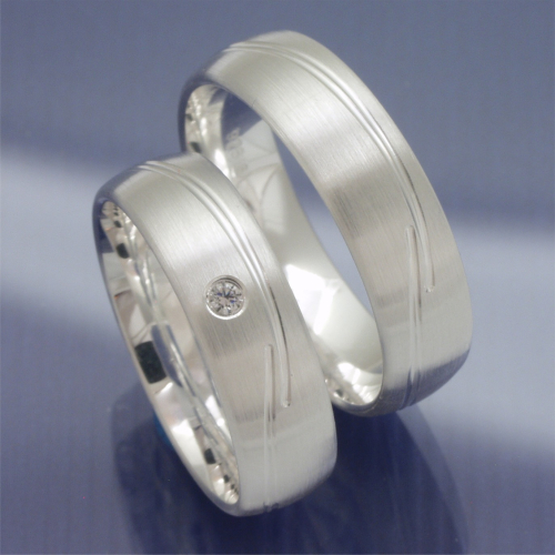 Verlobungsringe aus 925 Silber mit Zirkonia P7112011